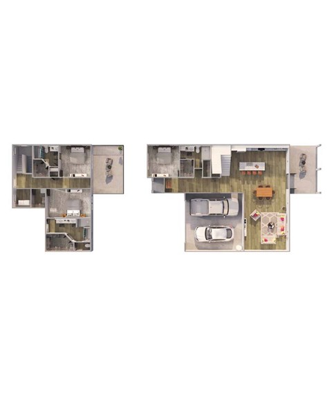 a floor plan of a house